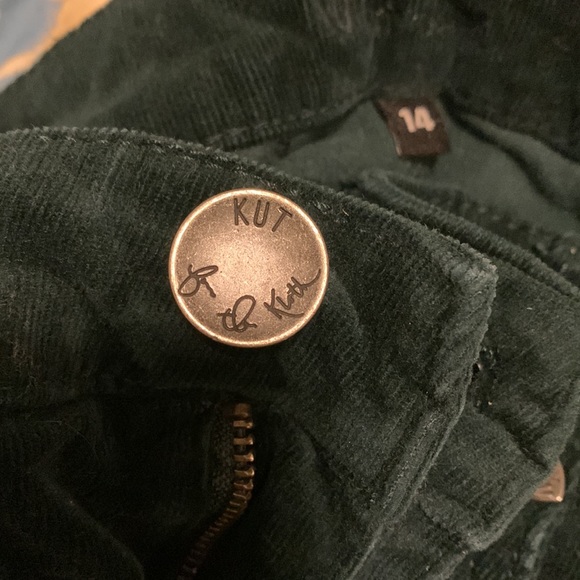 Dark green Kut Corduroy pants - Picture 6 of 7